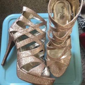Charlotte Russe Gold heels
